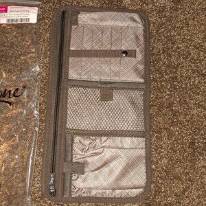 NWT Thirty one Made In The Shade Pocket car organizer in Taupe Cross Pop